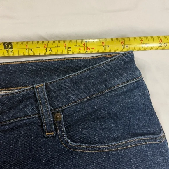 L.L. Bean Women's Favorite Fit Flannel Lined Jeans Size 16 Petite - Picture 12 of 14